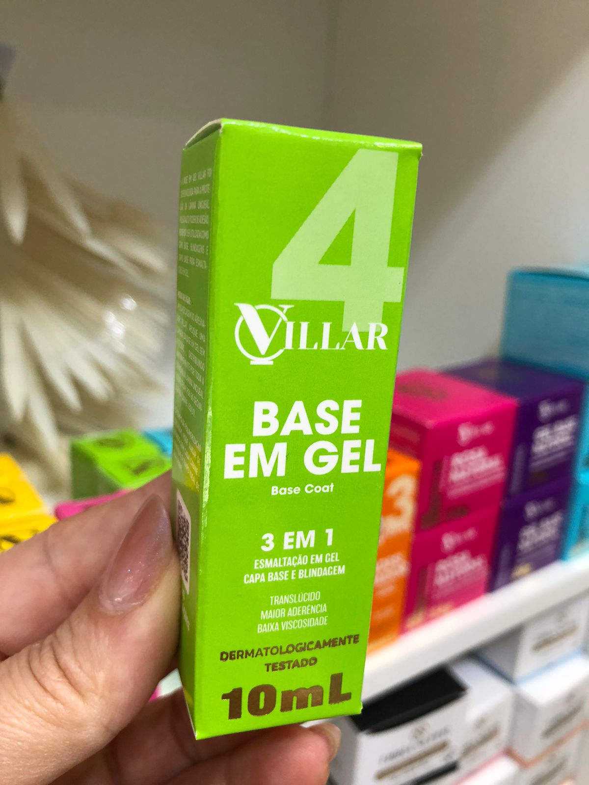 GEL BASE 3 EM 1 VILLAR 1X10ML