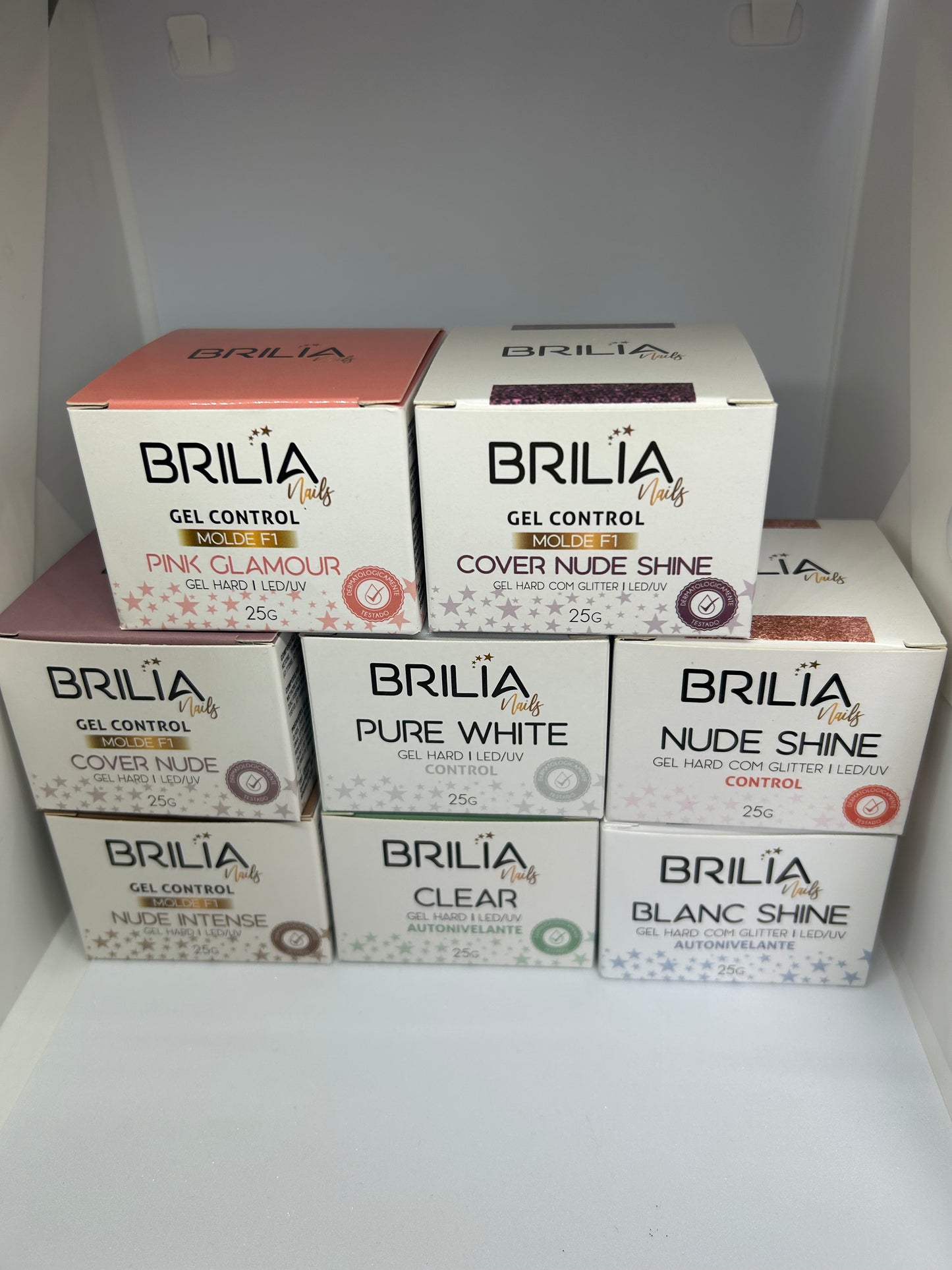 Kit Completo com 8 Géis Brilia Nails