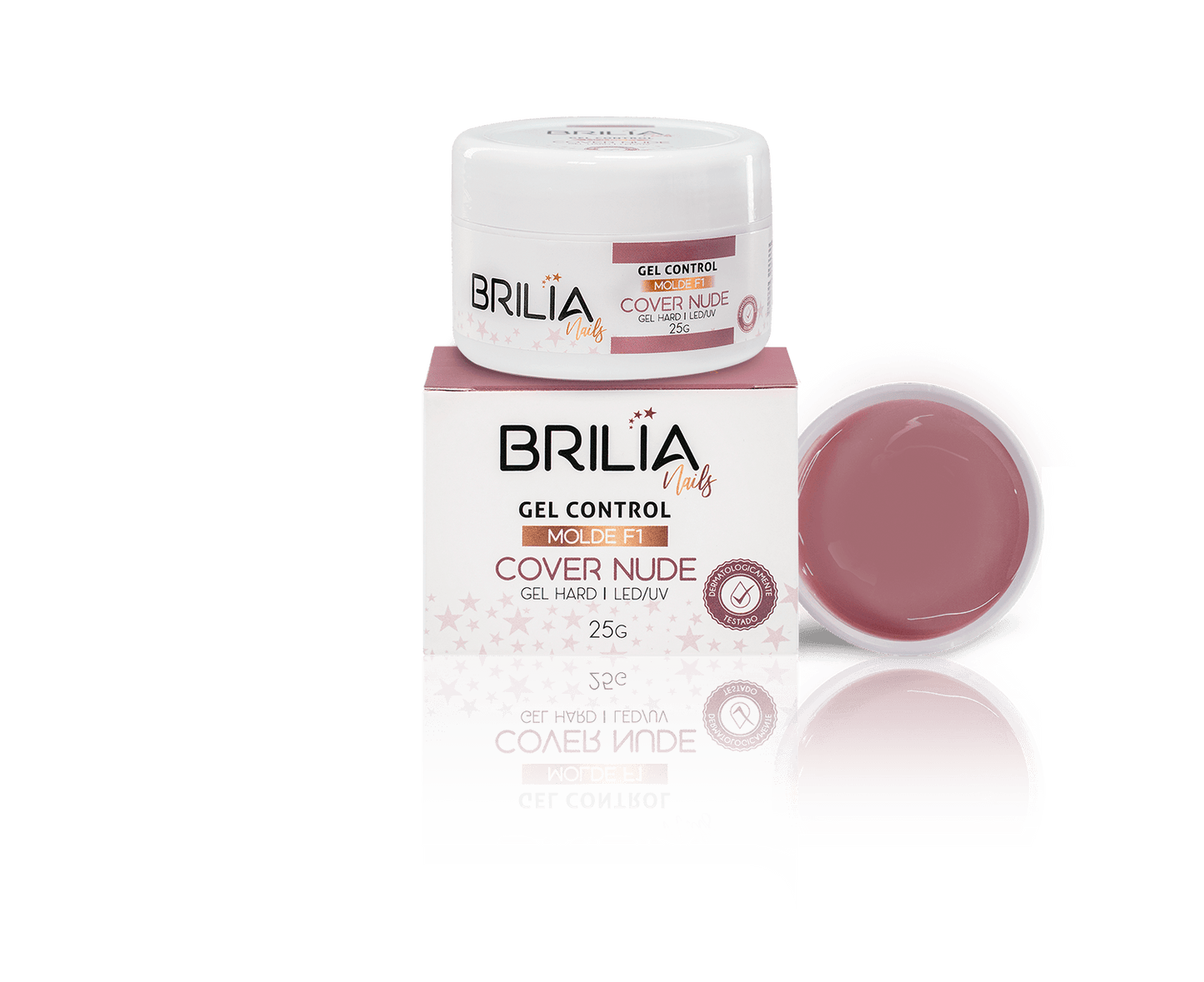 GEL CONTROL COVER NUDE MOLDE F1 25G BRILIA NAILS