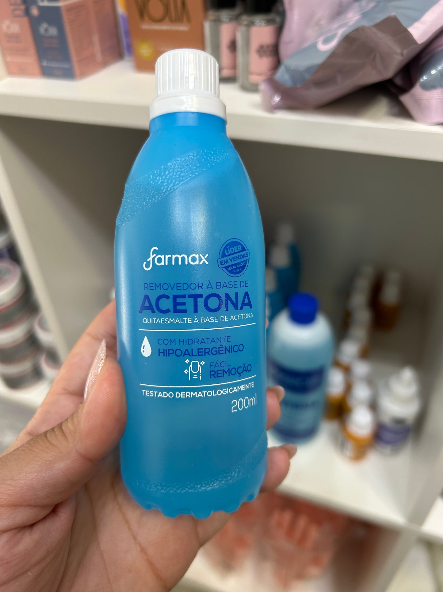 REMOV FARMAX 200ML A BASE ACETONA