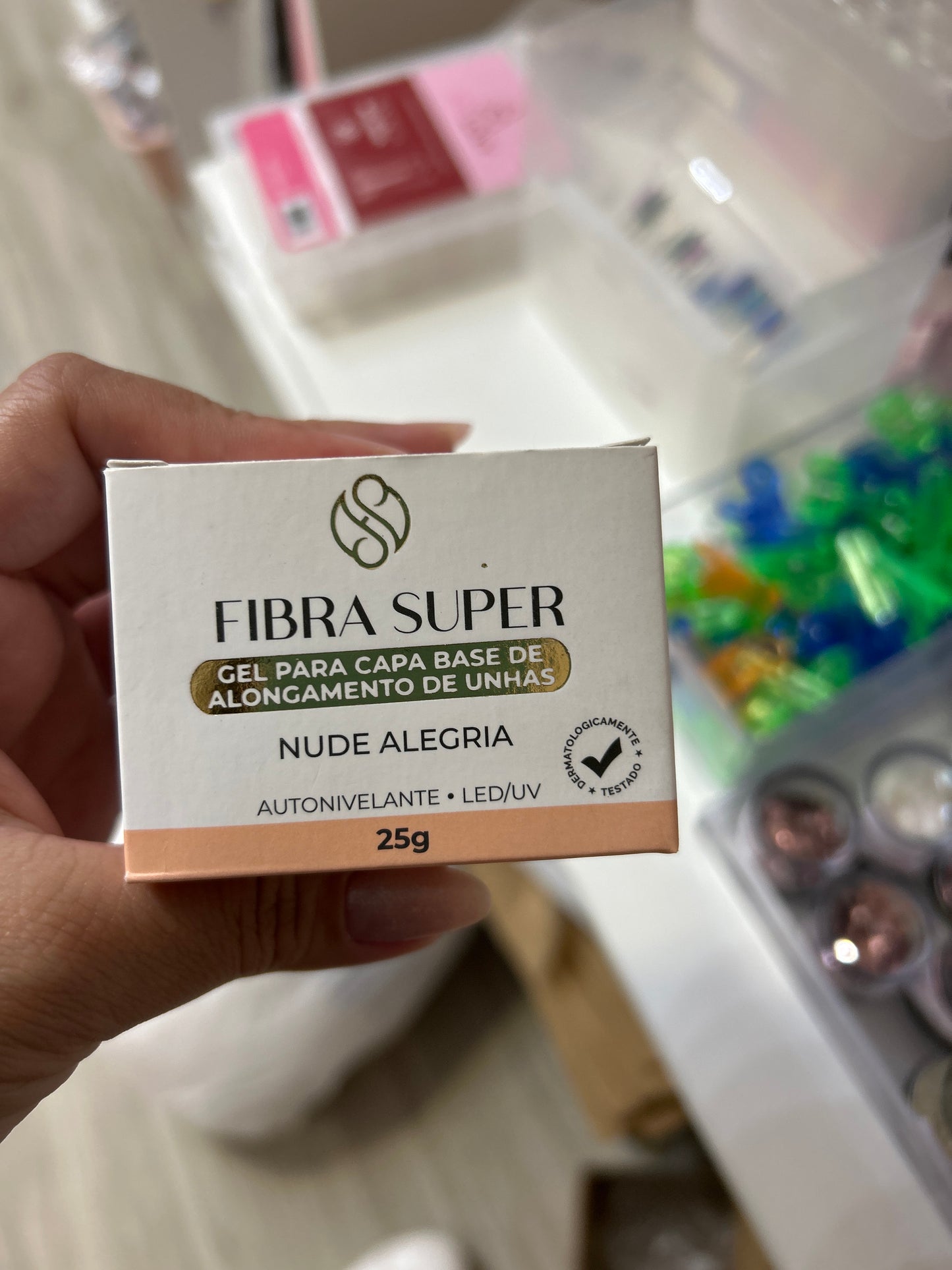 Gel Construtor Fibra Super Nude Alegria 25g