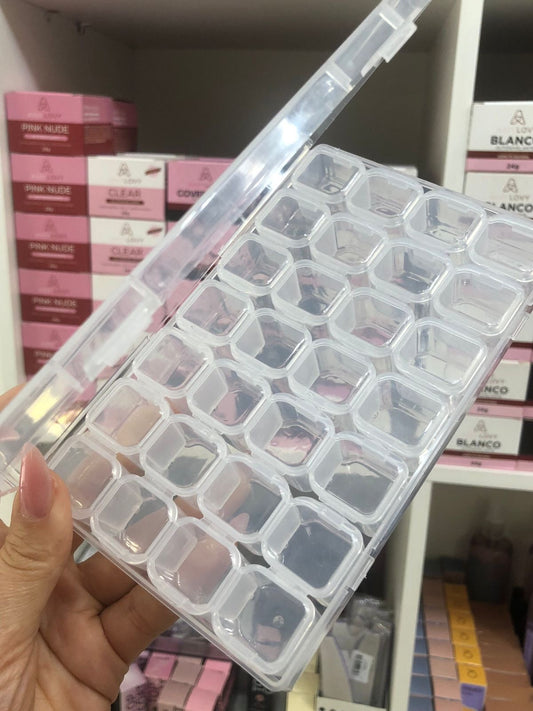 PORTA GLITTER - ORGANIZADOR - TRANSPARENTE