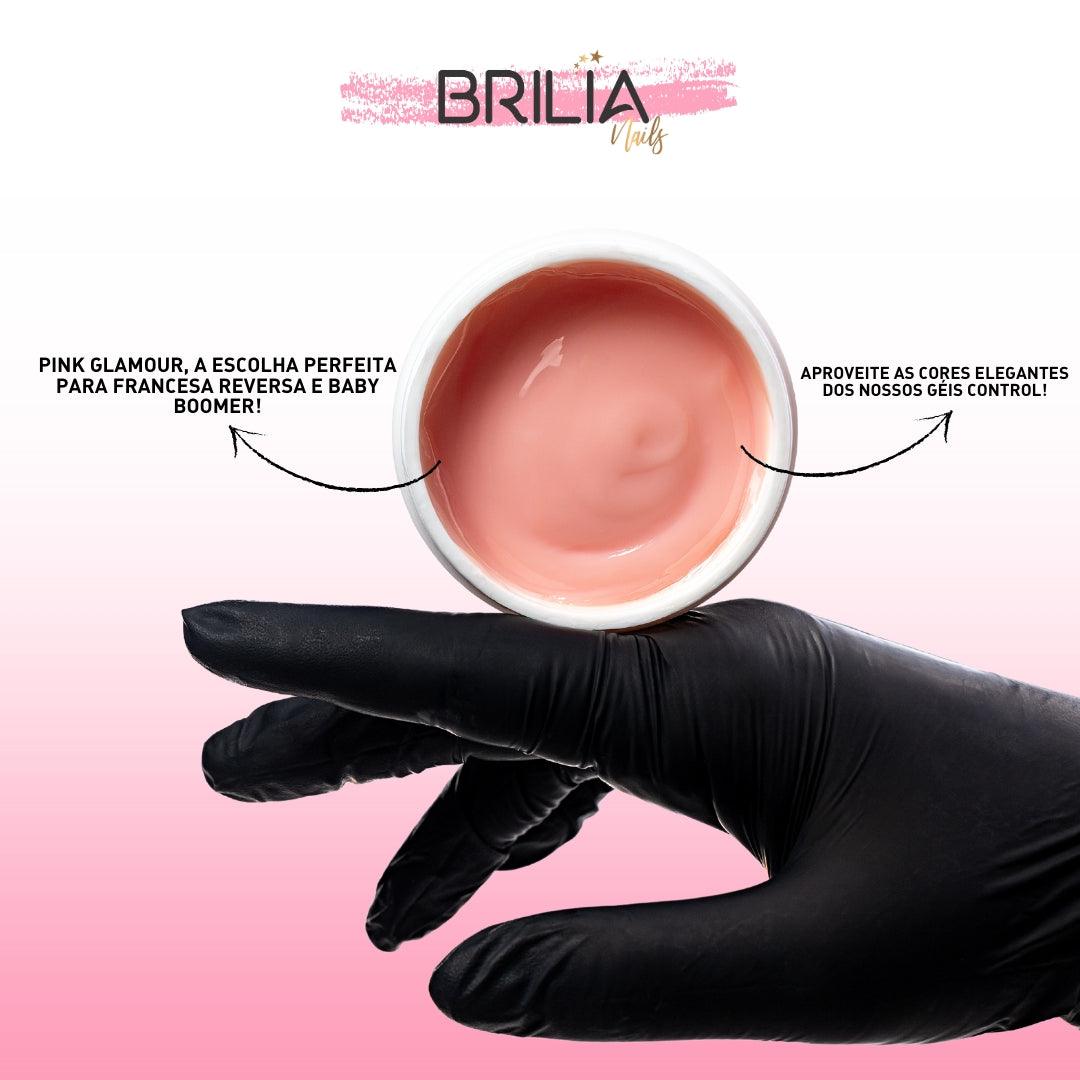 GEL CONTROL PINK GLAMOUR MOLDE F1 25G BRILIA NAILS