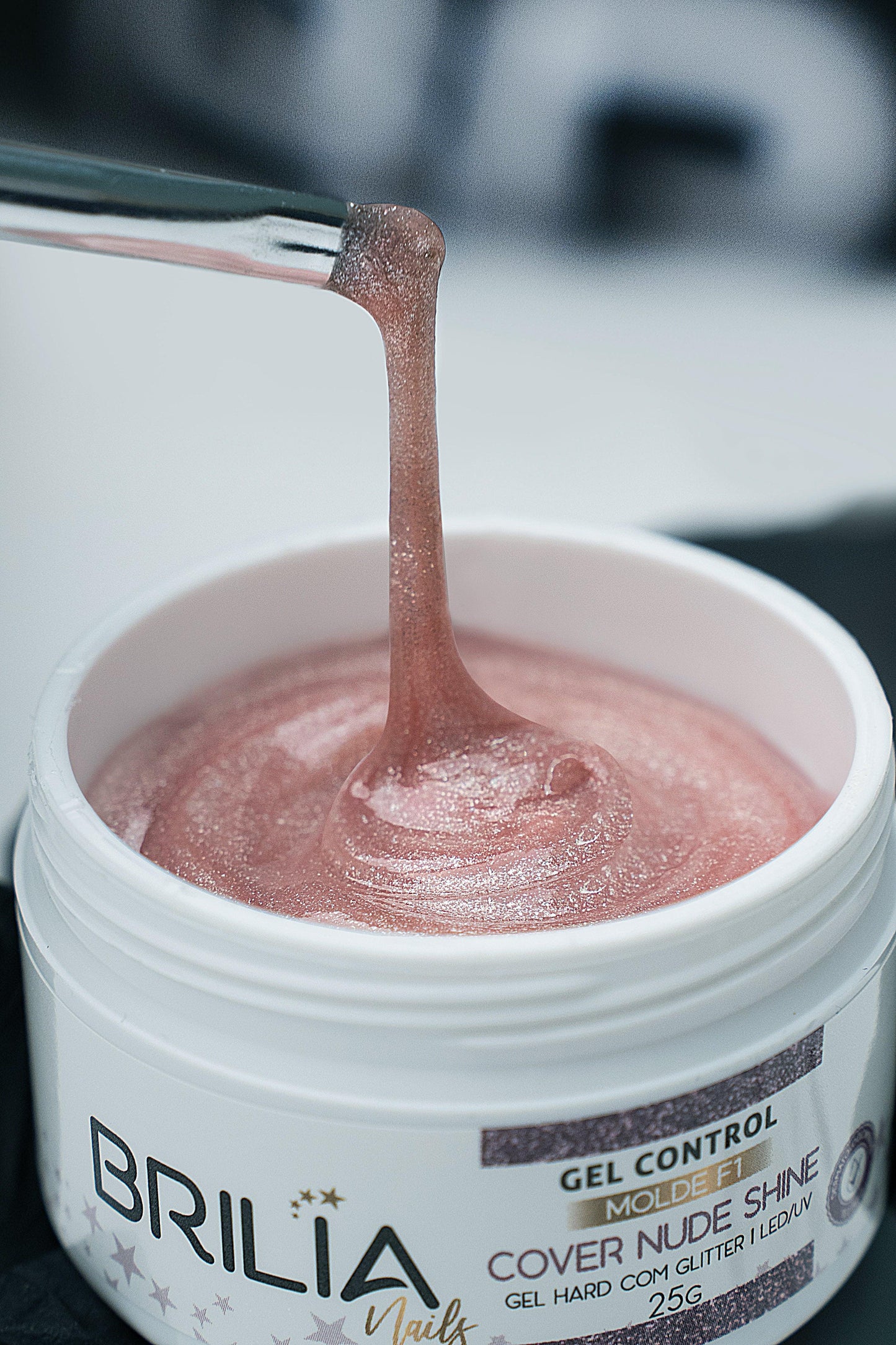 GEL  COVER NUDE SHINE MOLDE F1 25G BRILIA NAILS