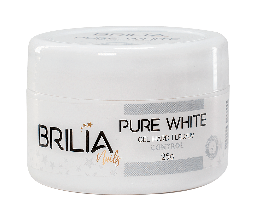 GEL CONTROL PURE WHITE 25G BRILIA NAILS