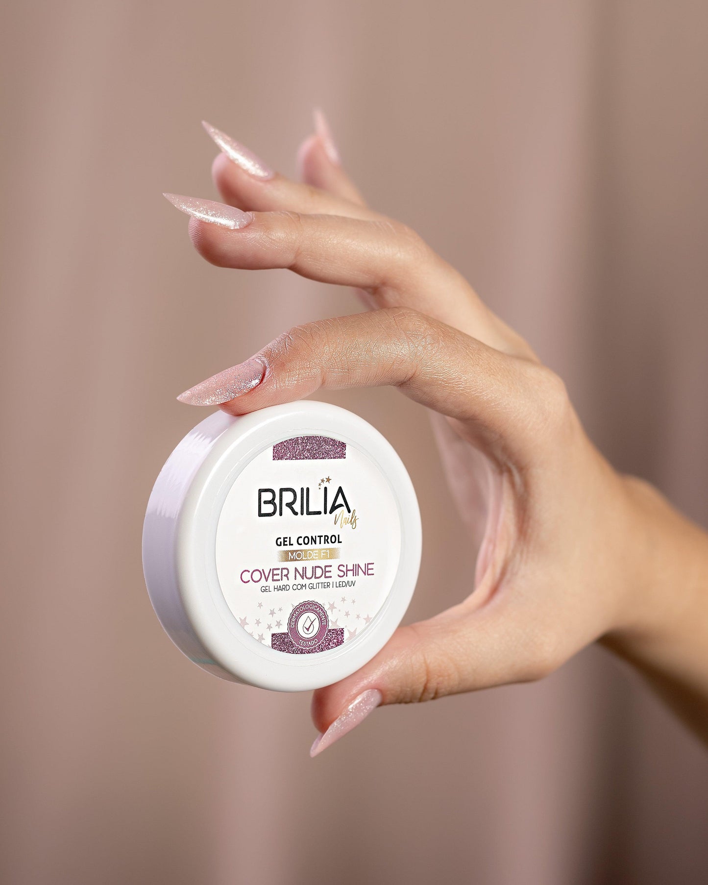 GEL  COVER NUDE SHINE MOLDE F1 25G BRILIA NAILS