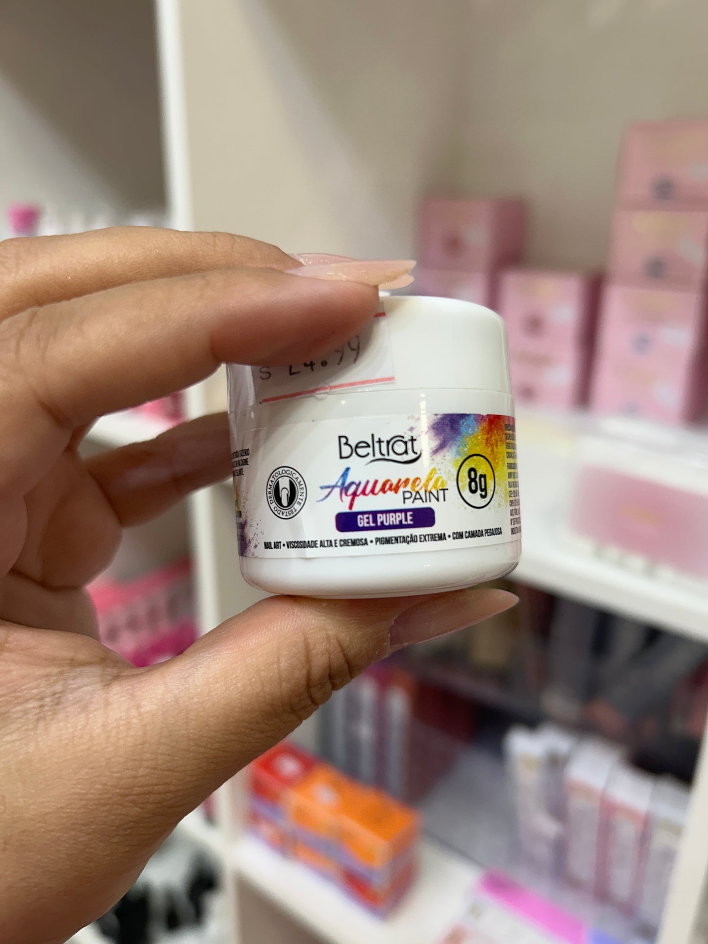 GEL AQUARELA PAINT PURPLE BELTRAT