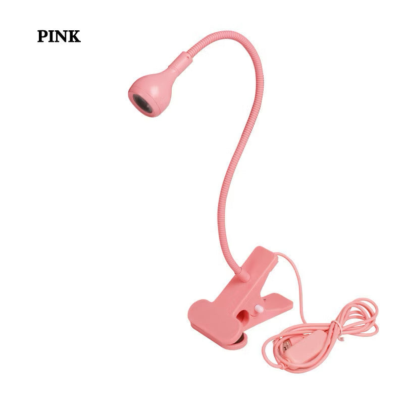 Mini Lâmpada Led USB De Mesa Com Clipe Flexível UV Para Unhas