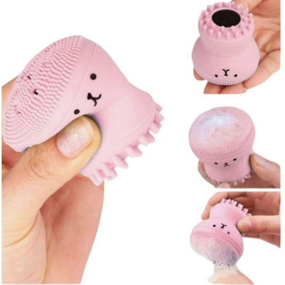 Kit Skin Care completo Limpeza de Pele - Massageador capilar Escovinha Facial Escova Polvo SkinCare