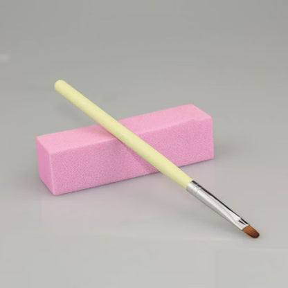 Pincel N° 6 Lingua De Gato Para Unhas De Gel