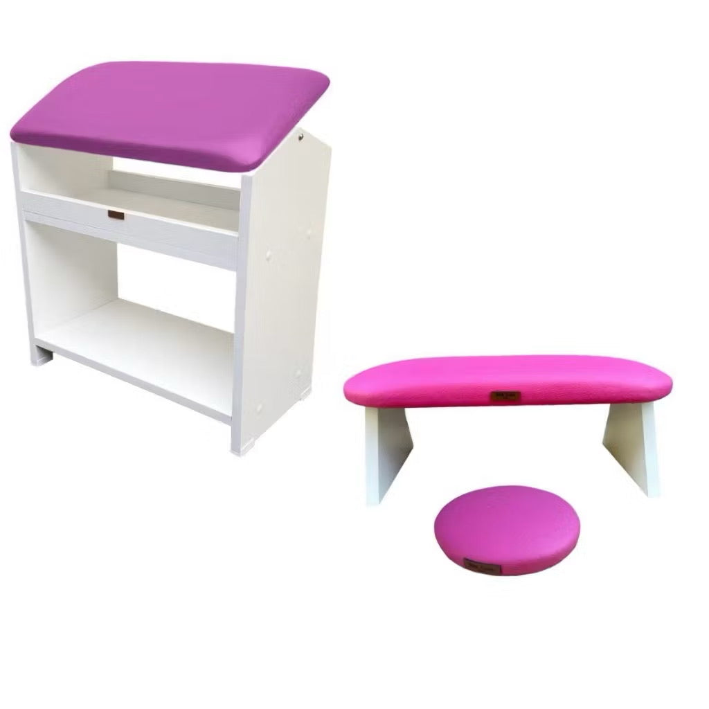 Apoio de Punho Mão Para Manicure + Apoio de Pé Pernas SPA