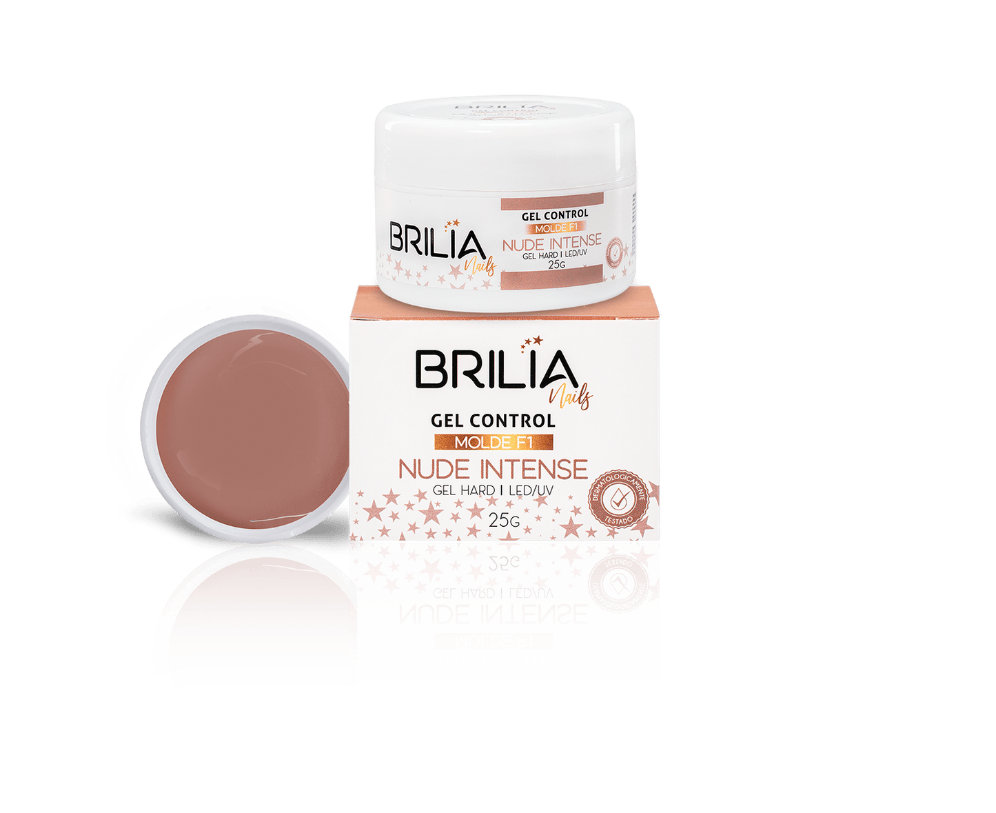 GEL CONTROL NUDE INTENSE MOLDE F1 25G BRILIA NAILS