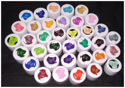 Kit com 36 Géis Paint - OLY - Colorido para Decoração Nail Designer
