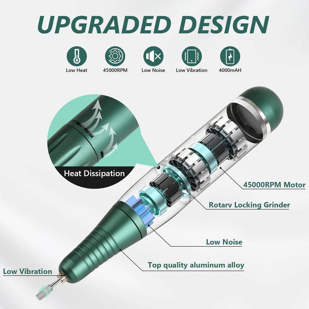 Motor de Lixamento Importado 45K RPM