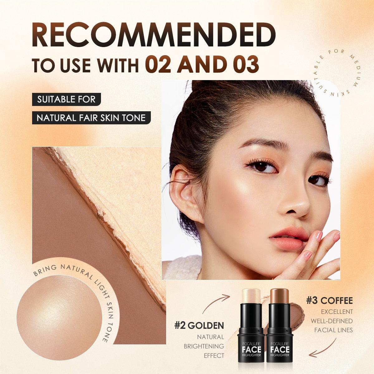 Bastão Iluminador Focallure - Imparável cosméticos