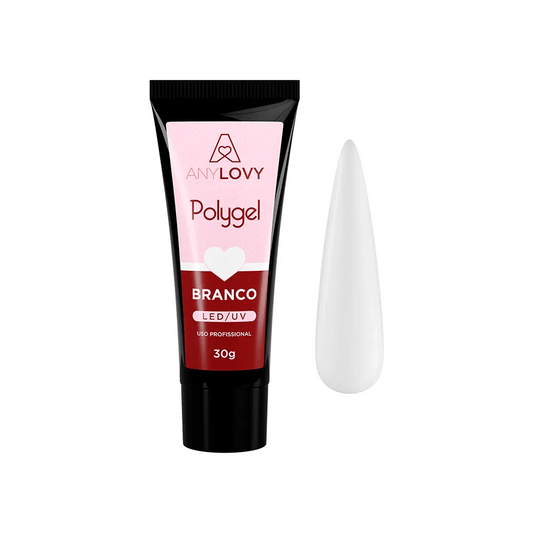 Polygel Branco 30g - Any Lovy