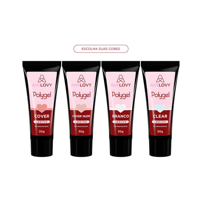 Kit com 4 Polygéis 30g - ANYLOVY